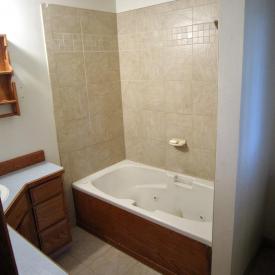 Indian Trail Master Bathroom Project Before 1